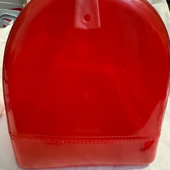 Furla Glossy Red Jelly Candy S Boston Satchel - Picture 4 of 8